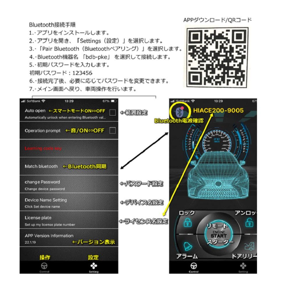 Amazon | スズキエブリイバン DA17V系 パネル付き スマートキー